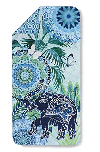 HIP Strandtuch, Sport & Reisen, 50 x 100 cm, Polyvelours Nr:6795, Blau von Hip