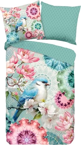 Hip Wendebettwäsche Eldisa Satin bunt Größe 1x 155x220 cm + 1x 80x80 cm Hip Wendebettwäsche Eldisa Satin bunt Größe 1x 155x220 cm + 1x 80x80 cm von Hip