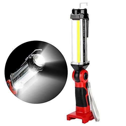 Hipoke Kabellose LED-Arbeitsleuchte,tragbare Outdoor-Weit- und Langstrecken-Baustelleninspektionsleuchte mit USB, 2000lm Taschenlampe,kompatibel mit Milwaukee M18 18 Volt Li-Ionen-Akku 48-11-1828 Hipoke Kabellose LED-Arbeitsleuchte,tragbare Outdoor-Weit- und Langstrecken-Baustelleninspektionsleuchte mit USB, 2000lm Taschenlampe,kompatibel mit Milwaukee M18 18 Volt Li-Ionen-Akku 48-11-1828 von Hipoke