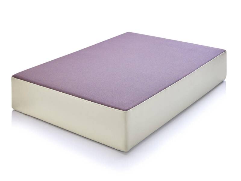 Hipp-Hopp Hüpfpolster Indoor - eckig flieder/creme M = L107 x B70 x H17 cm von Hipp-Hopp