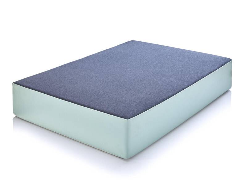 Hipp-Hopp Hüpfpolster Indoor - eckig schwarzgrau/mint XL = L140 x B90 x H21 cm von Hipp-Hopp