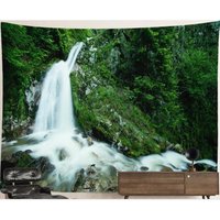 Forest Waterfall Tapestry Woods Mountains Nature Beauty Moss Clear Water Stream Refreshing Scenic Green Peaceful Boho Wall Decor Spring Flow Forest Waterfall Tapestry Woods Mountains Nature Beauty Moss Clear Water Stream Refreshing Scenic Green Peaceful Boho Wall Decor Spring Flow von HippieNTapestryWorld