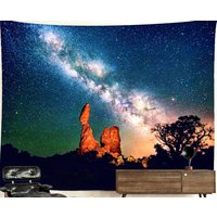 Scenic Landscape Tapestry Boho Nature Beauty Night Sky Stars Rock Formation Majestic Tree Milky Way Galaxy Wall Art Earth Decor Wilderness Scenic Landscape Tapestry Boho Nature Beauty Night Sky Stars Rock Formation Majestic Tree Milky Way Galaxy Wall Art Earth Decor Wilderness von HippieNTapestryWorld
