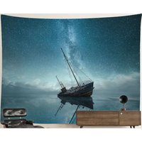Scenic Landscape Tapestry Boho Nature Beauty Night Sky Stars Sea Reflection Majestic Pirate Ship Milky Way Galaxy Wall Art Earth Decor Cloud Scenic Landscape Tapestry Boho Nature Beauty Night Sky Stars Sea Reflection Majestic Pirate Ship Milky Way Galaxy Wall Art Earth Decor Cloud von HippieNTapestryWorld