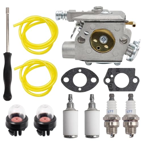 Hippotech 309376002 Vergaser für Ryobi RY3714 RY3716 Gas-Kettensäge mit Kraftstofffilter-Schraubendreher, Tune-Up-Kit von Hippotech