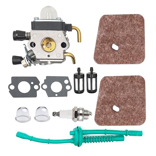 Hippotech C1Q-S97 Vergaser mit Kraftstoffleitung Kit Luftfilter Ersatz für STIHL FS38 FS45 FS46 FS55 KM55 HL45 FS45L FS45C FS46C FS55C FS55R FS55RC Fadentrimmer Weed Eater Hippotech C1Q-S97 Vergaser mit Kraftstoffleitung Kit Luftfilter Ersatz für STIHL FS38 FS45 FS46 FS55 KM55 HL45 FS45L FS45C FS46C FS55C FS55R FS55RC Fadentrimmer Weed Eater von Hippotech
