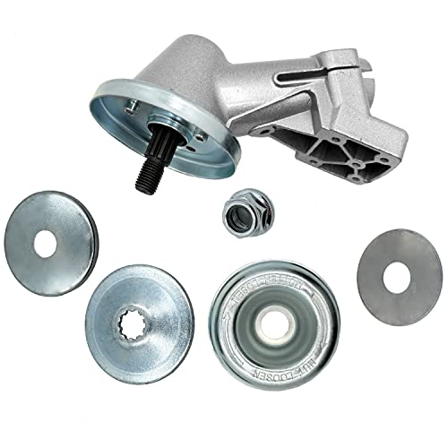 Hippotech Getriebekopf mit Becher und Kontermutter für Stihl Trimmer FS300 FS310 FS350 FS400 FS450 FS480 von Hippotech