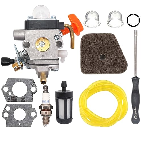 Hippotech Vergaser C1Q-S174 für STIHL FS87 FS90 FS100 FS110 FS130 HL90 HL95 HL100 HT100 HT101 KM90 KM100 KM110 SP90 Vergasertrimmer ersetzt 4180-120-0610 von Hippotech