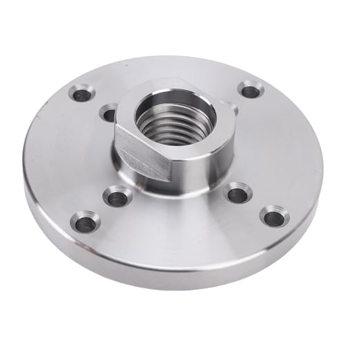 Hiraith 1/4 "Spindeladapter für 1" -8tpi Holzdrehmaschine - Schwerdethaft 45# Stahlflanschadapter mit 8 Montaglöchern, Kompatibel mit den Meisten Holzmaschinen Hiraith 1/4 "Spindeladapter für 1" -8tpi Holzdrehmaschine - Schwerdethaft 45# Stahlflanschadapter mit 8 Montaglöchern, Kompatibel mit den Meisten Holzmaschinen von Hiraith