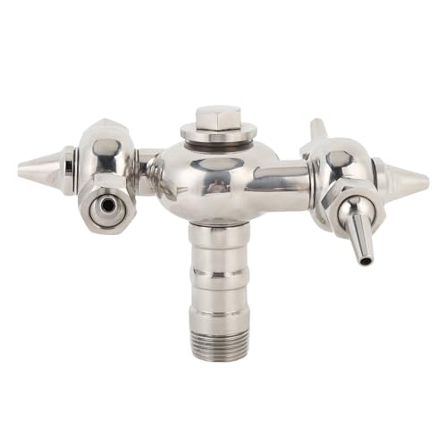 Hiraith 304 Edelstahl 360 ° Drehsprühdüse - DN50 Männlicher Gewinde -Doppelkugel -Tankreinigungsdüse für Rohr/Tank - Selbstverlauf, 2-16 U/min, 2,5 M Spülenradius Hiraith 304 Edelstahl 360 ° Drehsprühdüse - DN50 Männlicher Gewinde -Doppelkugel -Tankreinigungsdüse für Rohr/Tank - Selbstverlauf, 2-16 U/min, 2,5 M Spülenradius von Hiraith