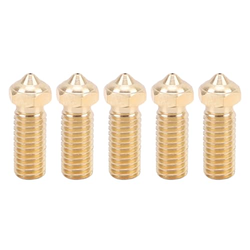 Hiraith 5pcs 0,6 Mm Messingdüsenkit für QIDI X-Smart3/X-PLUS3/X-Max3/Q1 Pro, CNC Precise Machined Extruder-Düsen, Hochgeschwindigkeitsdruck für PLA/ABS/PETG/TPU/PC, Anti-Clog-Design Hiraith 5pcs 0,6 Mm Messingdüsenkit für QIDI X-Smart3/X-PLUS3/X-Max3/Q1 Pro, CNC Precise Machined Extruder-Düsen, Hochgeschwindigkeitsdruck für PLA/ABS/PETG/TPU/PC, Anti-Clog-Design von Hiraith