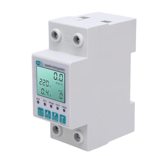 Hiraith 63A WiFi Smart Energy -Messgerät mit App Control - Over/Under Spannung & Leckage Protector, LCD -Display, Timer/Zeitplan, Remote -Überwachung für Home Power Management Hiraith 63A WiFi Smart Energy -Messgerät mit App Control - Over/Under Spannung & Leckage Protector, LCD -Display, Timer/Zeitplan, Remote -Überwachung für Home Power Management von Hiraith