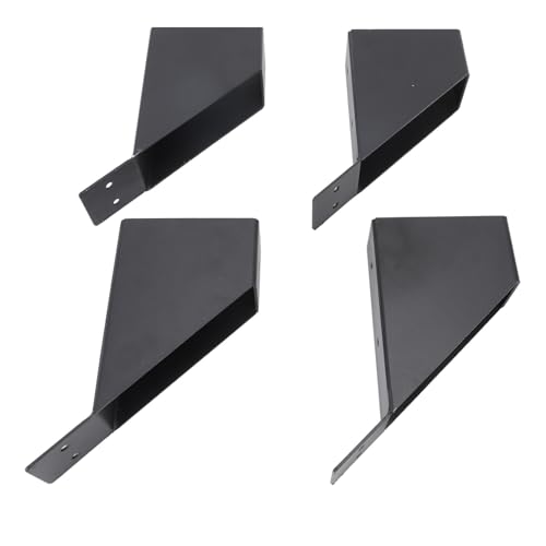 Hiraith Arbor -Klammer 45 Grad Winkel Hochleistungsverzerzte Stahl Stahl Brace Stütze Bracket Kit mit Entwässerungsloch für Holzstrahl Deck Terrasse Garten Außenkonstruktion Verstärkung von Hiraith