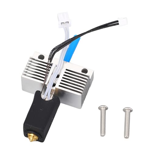Hiraith Drucker -Hotend -Kit, Vollmetall -Legierung Hot End Set mit 0,4 Mm Messingdüse, 24 V 80W, für Neptun 4 Maximum 4 Plus, Keramikheizung, Aluminium, Geeignet für 1,75 Mm Filament von Hiraith