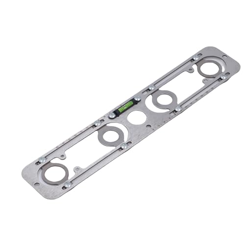 Hiraith Edelstahl Heiß- und Kaltwasserrohr -Leveler -Werkzeug - Zwei Größe 1/2 "& 3/4" für die Installation der Dusche/Wasserhahn - Beinhaltet Befestigungsschrauben für eine Genaue von Hiraith