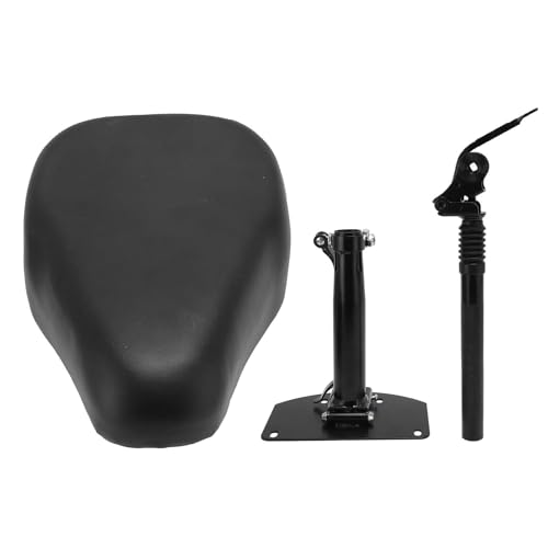 Hiraith Elektrischer Rollersitz, Stoßdämpfung Doppelschicht Verdickte Feder, Schnelles Falten, Ergonomisches Design, Leicht zu Warten, für M5 Electric Scooters von Hiraith