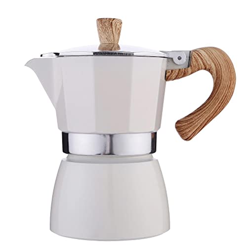 Hiraith Espressokocher Aluminium, 150ml / 300ml Tragbarer Espressokocher italienischer Espressomascher, Camping Kaffeekocher Kaffeemaschine, Mokkakanne für Cappuccino Latte von Hiraith
