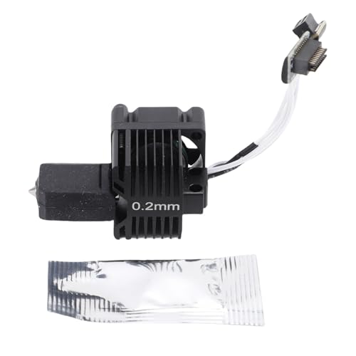 Hiraith P1P/P1S 0,2 Mm Härtenstahl-Hotend-Kit, Integrierte Düse mit 300 ° C-Keramikheizung, Hochpräziser für den Detaillierten Druck, Unterstützt PLA/ABS/PETG/TPU/PC von Hiraith