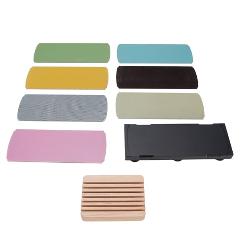 Hiraith Professionelles Magnetisches Messerschärfer-Set, 7-teilige Diamant- und Lederschleifblätter, Hochfester Schnellschärftisch für Köche und Hobbyköche, 0,015 Mm Präzision Hiraith Professionelles Magnetisches Messerschärfer-Set, 7-teilige Diamant- und Lederschleifblätter, Hochfester Schnellschärftisch für Köche und Hobbyköche, 0,015 Mm Präzision von Hiraith