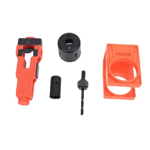 Hiraith Professionelles Türverriegelungs-Sterbungs-Kit, Türverriegelungswerkzeugkit, Orangefarbenes ABS/Edelstahl-Werkzeug für 1-3/8 "& 1-3/4" Holztüren, Präzises Schneiden Hiraith Professionelles Türverriegelungs-Sterbungs-Kit, Türverriegelungswerkzeugkit, Orangefarbenes ABS/Edelstahl-Werkzeug für 1-3/8 "& 1-3/4" Holztüren, Präzises Schneiden von Hiraith