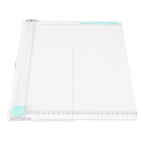 Hiraith Scoring Board mit Papierschneider mit Schnellem Wert, Mühelosen Geraden Schnitten, Klarer Maßstab für das Handwerk, Plastikmaterialanzug für Scrapbooking, Umschlag Zur von Hiraith