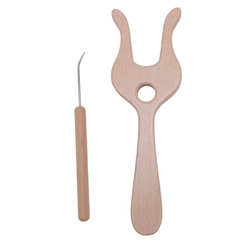 Hiraith Strickgabel- und Nadelkit, Premium -Buchenholz -Holzwerkzeug für Armbänder und Halsketten, Glattes Finish -Tragabler -Strickgabel -Set, Handgefertigter Häkelbrainer -Nadeln Kit Hiraith Strickgabel- und Nadelkit, Premium -Buchenholz -Holzwerkzeug für Armbänder und Halsketten, Glattes Finish -Tragabler -Strickgabel -Set, Handgefertigter Häkelbrainer -Nadeln Kit von Hiraith