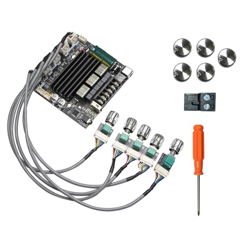 Hiraith ZK-ST21 2.1-Kanal Bluetooths-Verstärker-Board, 100W+100W+200W Hochleistungs-Schallmodul, 5.1 Bluetooths 15m Reichweite, Mehreingänge, Fortschrittliche Schutzschaltung von Hiraith