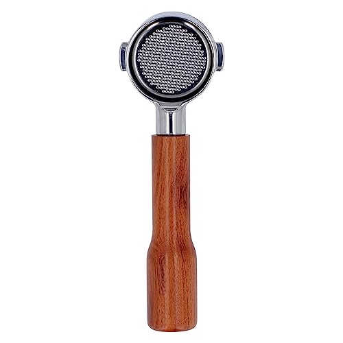 Siebträger, 51 Mm, 2 Ohren, Bodenloser Kaffeegriff, Edelstahl für ECO310 Siebträger, Ersatzteile mit Filterkorb (Stil 1) von Hiraith