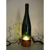 Windlicht Rieslingflasche von Hirnholz