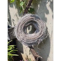 Rebenkranz White Washed Gekelpt Kranz Weihnachten Advent Weiss von Hirschgefluester