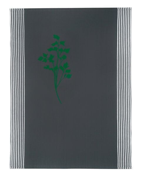 Hirschkind Bio- & Fair-Trade-Geschirrtuch 'Petersilie' grau-weiß Hirschkind Bio- & Fair-Trade-Geschirrtuch 'Petersilie' grau-weiß von Hirschkind