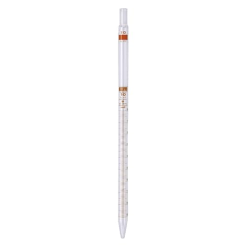 Hirschmann 1000170 Messpipette, Klasse B, Braun Graduiert, 25:0.1 mL (6-er Pack) von Hirschmann