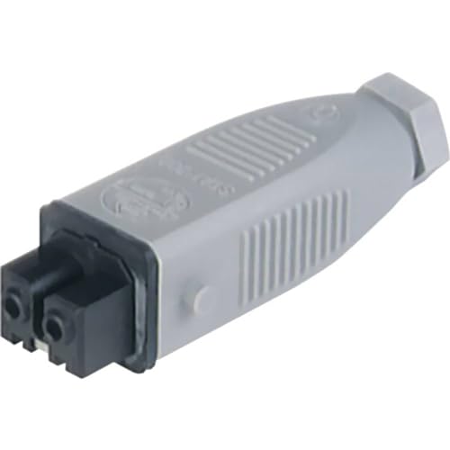 Hirschmann 932 037-106-1 Netz-Steckverbinder STAK Buchse, gerade Gesamtpolzahl: 2 + PE 16 A Grau 1 St. von Hirschmann