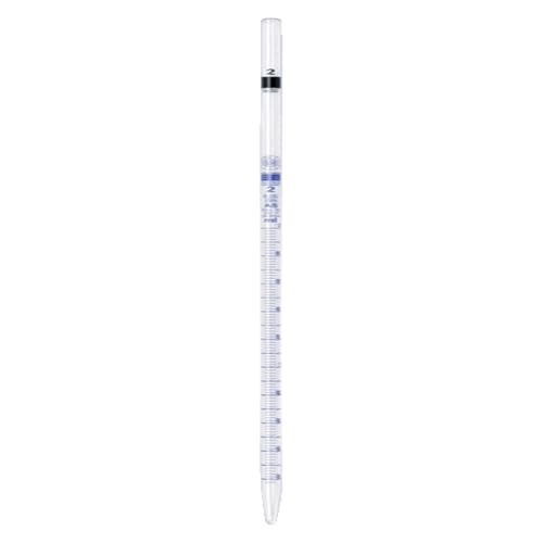 Hirschmann AR-Glas Messpipette, Klasse AS, Blau Graduiert, 0.5 ml Kapazität, 0.01 ml Teilung von Hirschmann