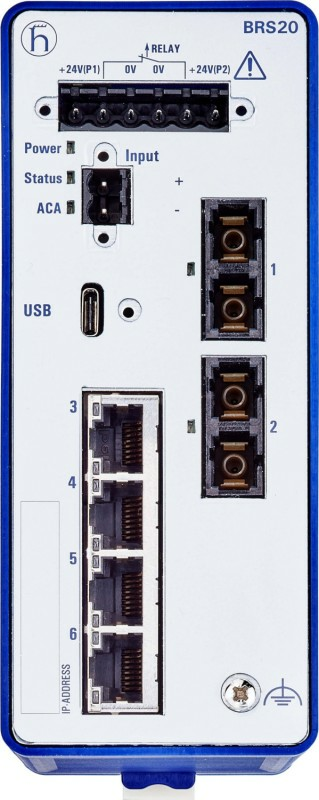 Hirschmann Brs20 4 Tx/2 Fx Industrial Ethernet Switch Netzwerk Sw8982686830701536 B-Ware von Hirschmann