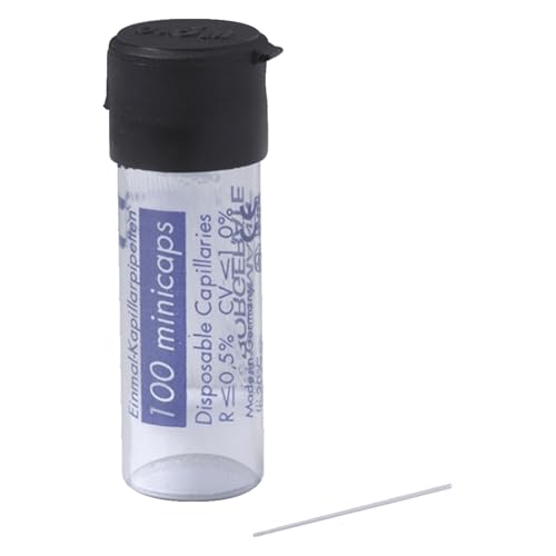 Hirschmann DURAN Minicaps end-to-end Mikro Einmal-Kapillarpipette, Nicht Heparinisiert, 25 µl Kapazität, 30-32 mm Länge, 1000 Stück von Hirschmann