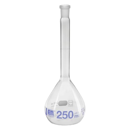 Hirschmann Duran Messkolben mit Bördelrand, Klasse A, Blau Graduiert, 10000 ml Kapazität, 2 ml Toleranz, 570 mm Höhe Hirschmann Duran Messkolben mit Bördelrand, Klasse A, Blau Graduiert, 10000 ml Kapazität, 2 ml Toleranz, 570 mm Höhe von Hirschmann