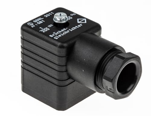 Hirschmann GDML Ventilsteckverbinder DIN 43650 A Buchse 2P+E / 250 V ac/dc, PG11 Schraubmontage, Schwarz Hirschmann GDML Ventilsteckverbinder DIN 43650 A Buchse 2P+E / 250 V ac/dc, PG11 Schraubmontage, Schwarz von Hirschmann