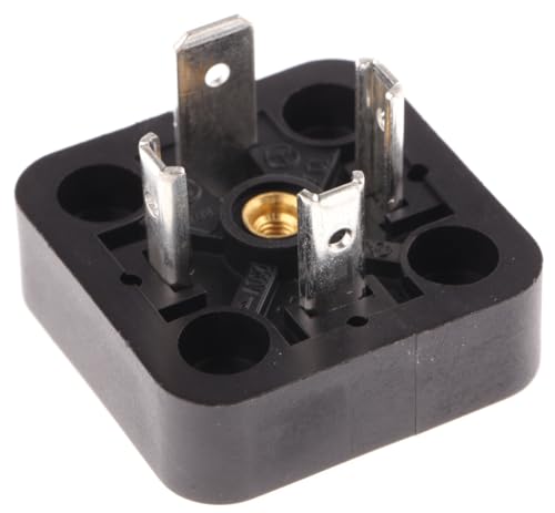 Hirschmann GSA Ventilsteckverbinder DIN 43650 A Stecker 3P+E / 400 V ac/dc Nein Schraubmontage, Schwarz von Hirschmann