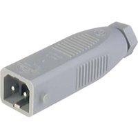 Hirschmann 932 038-106-200 Netz-Steckverbinder STAS Stecker, gerade Gesamtpolzahl: 2 + PE 16A Grau 2 von Hirschmann