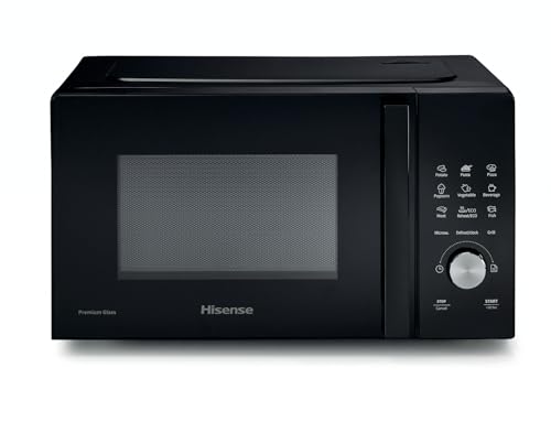 Hisense, H20MOBSD1HG MWO+Grill 20L Türöffnung links LED Display mit Tasten 9 Funktionen max. Leistung 700W Quarzgrill von Hisense