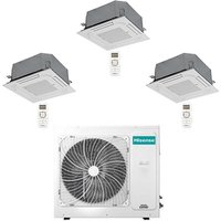Hisense 4-Wege-Kassettenklimaanlage R32 Trial Split Inverter 9000 + 9000 + 9000 BTU mit E.U. 3AMW52U4RJC NEU Klasse A++/A+ Hisense 4-Wege-Kassettenklimaanlage R32 Trial Split Inverter 9000 + 9000 + 9000 BTU mit E.U. 3AMW52U4RJC NEU Klasse A++/A+ von Hisense