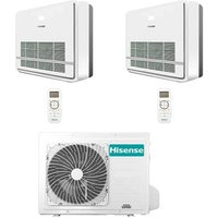 Hisense Console Series Turbo R32 Dual Split Inverter 9000 + 9000 BTU Klimaanlage mit E.U. 2AMW52U4RXC NEU Klasse A++/A+ von Hisense