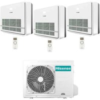 Hisense Console Series Turbo R32 Trial Split Inverter Klimaanlage 9000 + 9000 + 12000 BTU mit E.U. 3AMW72U4RJC NEU Klasse A++/A+ von Hisense