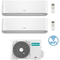 Hisense Energy Pro Plus (Hi Energy) Wifi R32 Dual Split Inverter 9000 + 9000 BTU Klimaanlage mit E.U. 2AMW42U4RGC Klasse A++/A+ von Hisense