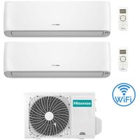 Hisense Energy Pro Plus (Hi Energy) Wifi R32 Dual Split Inverter 9000 + 9000 BTU Klimaanlage mit E.U. 2AMW52U4RXC Klasse A++/A+ von Hisense