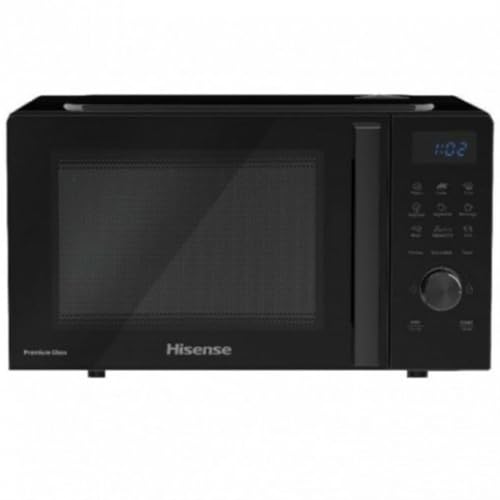 Hisense H23MOBSD1H Mikrowelle, Kapazität 23 l, 800 W Leistung, Timer 60 Min, Auto-Programme, Auftauen, Touch-Steuerung von Hisense