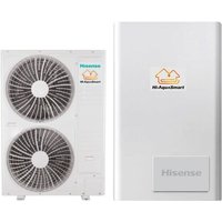Hisense - Hi-AquaSmart AHM-160UXCSAPA3 + AHW-120UCSEPA R-410 Luft-Wasser-Split-Wärmepumpe mit Steuerung im Lieferumfang von Hisense