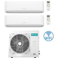 Hisense Hi Comfort Wifi R32 Dual Split Inverter Klimaanlage 7000 + 9000 BTU mit E.U. 3AMW72U4RJC Klasse A++/A+ Hisense Hi Comfort Wifi R32 Dual Split Inverter Klimaanlage 7000 + 9000 BTU mit E.U. 3AMW72U4RJC Klasse A++/A+ von Hisense