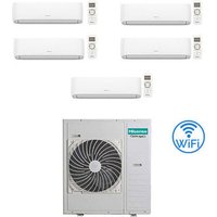 Hisense Hi Comfort Wifi R32 Penta Split Inverter 9000 + 9000 + 9000 + 9000 + 18000 BTU Klimaanlage mit E.U. 5AMW125U4RTA Hisense Hi Comfort Wifi R32 Penta Split Inverter 9000 + 9000 + 9000 + 9000 + 18000 BTU Klimaanlage mit E.U. 5AMW125U4RTA von Hisense